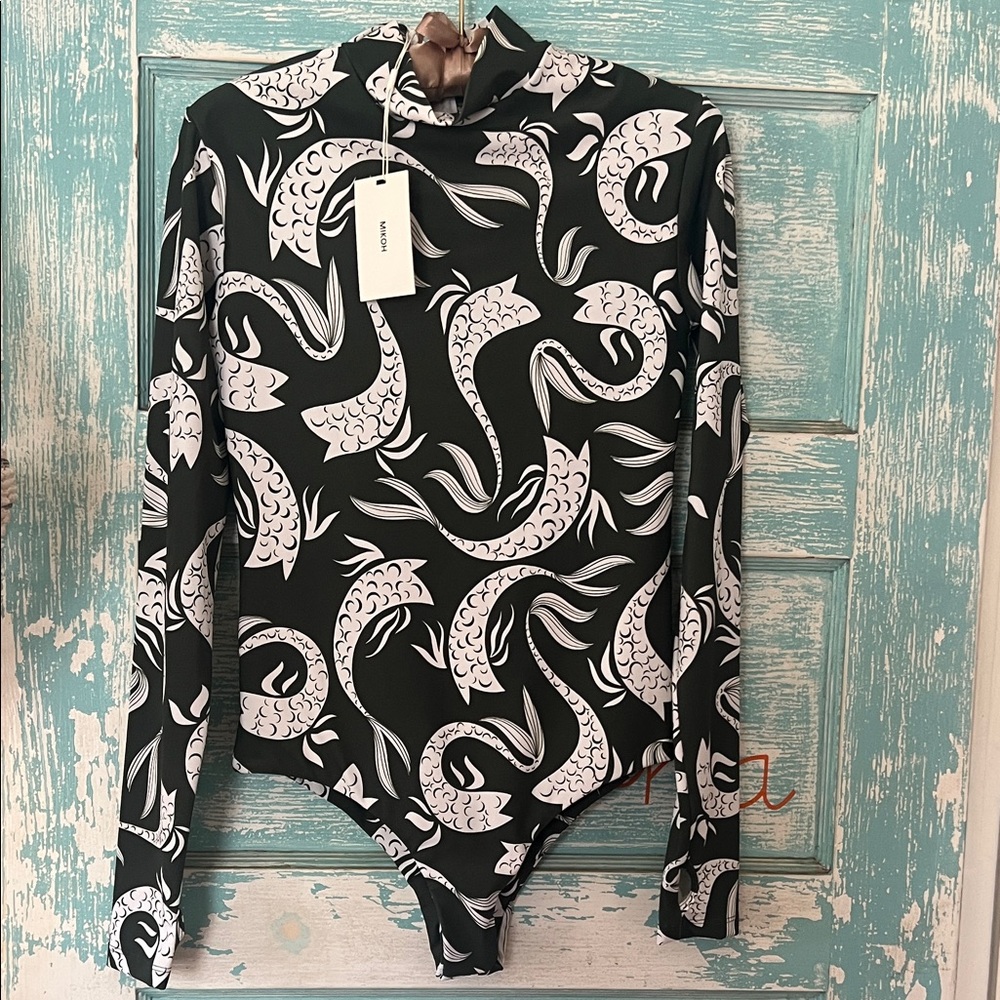 Mikoh swim Serpentine surf suit surfsuit one piece NWT Medium sold out online